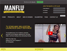 Tablet Screenshot of manflu.com