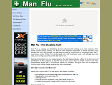 Tablet Screenshot of manflu.info